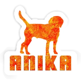 Anika Aufkleber Hund Image