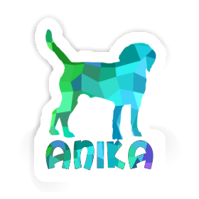 Hund Sticker Anika Image