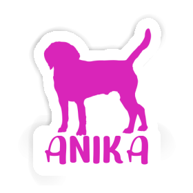 Chien Autocollant Anika Image