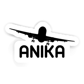 Anika Sticker Airplane Image