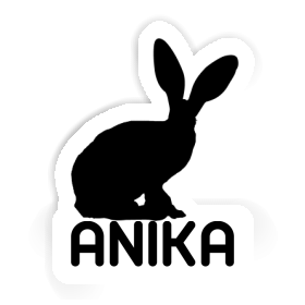 Anika Autocollant Lapin Image