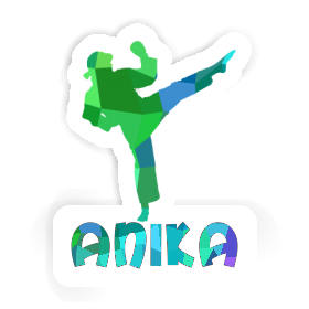 Karateka Aufkleber Anika Image