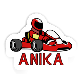 Aufkleber Anika Kartfahrer Image