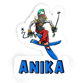 Anika Sticker Skier Image