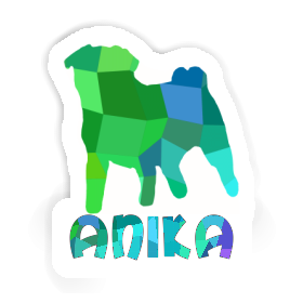 Anika Sticker Pug Image