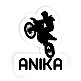 Sticker Anika Motocross Rider Image