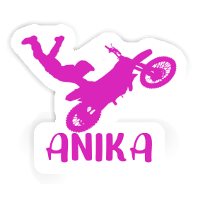 Autocollant Motocrossiste Anika Image