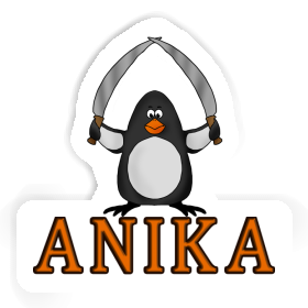 Anika Autocollant Pingouin de combat Image