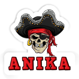 Sticker Anika Piratenschädel Image