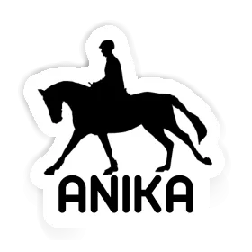 Anika Autocollant Cavalière Image