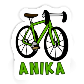 Sticker Anika Racing Bicycle Image