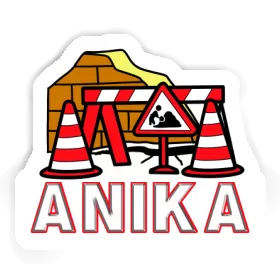 Road Construction Sticker Anika Image