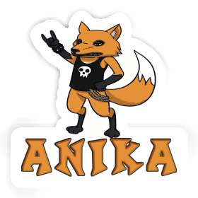 Anika Sticker Rocker Fox Image