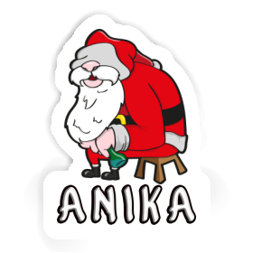 Aufkleber Anika Weihnachtsmann Image