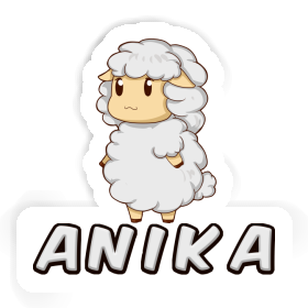 Mouton Autocollant Anika Image