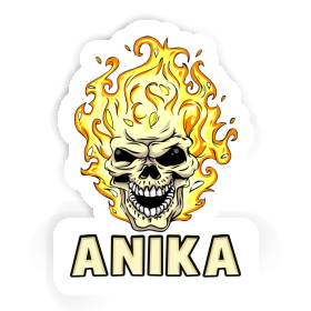 Anika Aufkleber Totenkopf Image