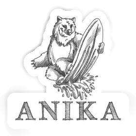 Anika Sticker Surfer Image