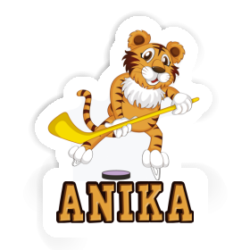 Anika Sticker Eishockeyspieler Image