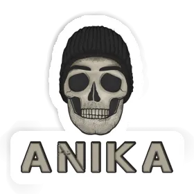 Anika Sticker Totenkopf Image