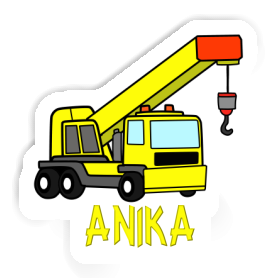 Sticker Anika Truck crane Image