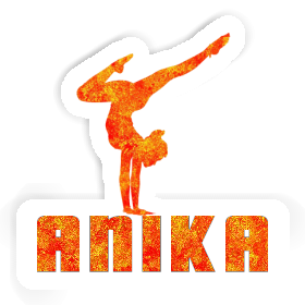 Yoga Woman Sticker Anika Image