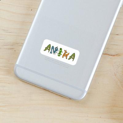 Sticker Animal Font Anika Gift package Image