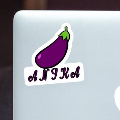 Aubergine Sticker Anika Image