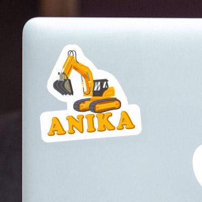 Sticker Excavator Anika Laptop Image