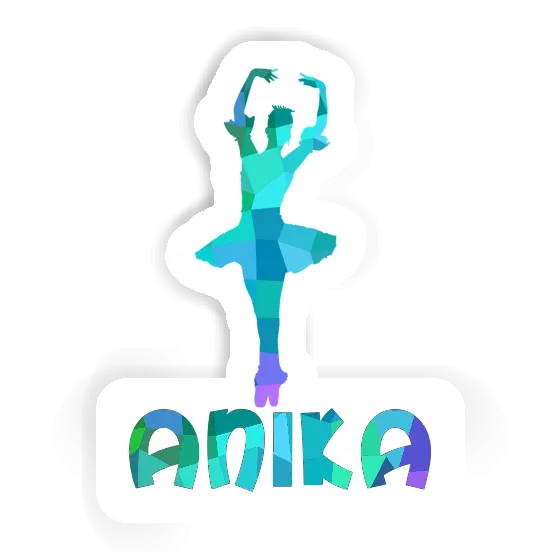 Ballerina Aufkleber Anika Notebook Image