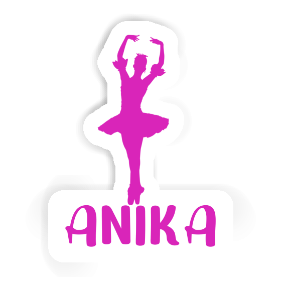 Aufkleber Ballerina Anika Laptop Image