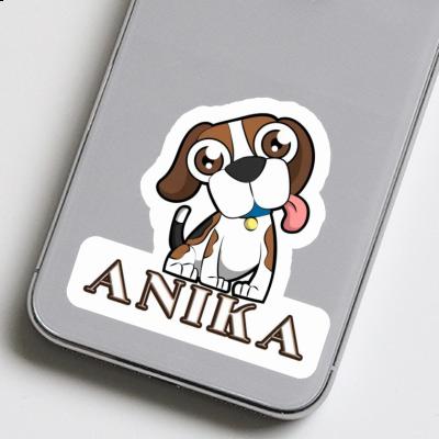 Autocollant Anika Beagle-Hund Gift package Image