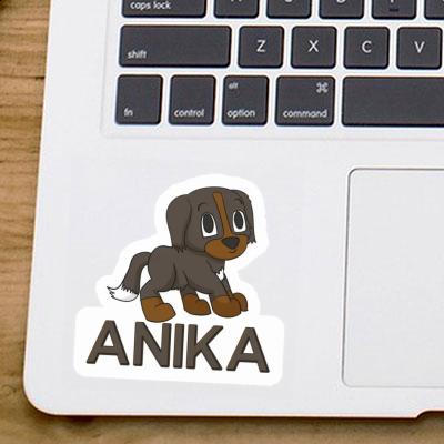 Anika Sticker Bernese Dog Laptop Image