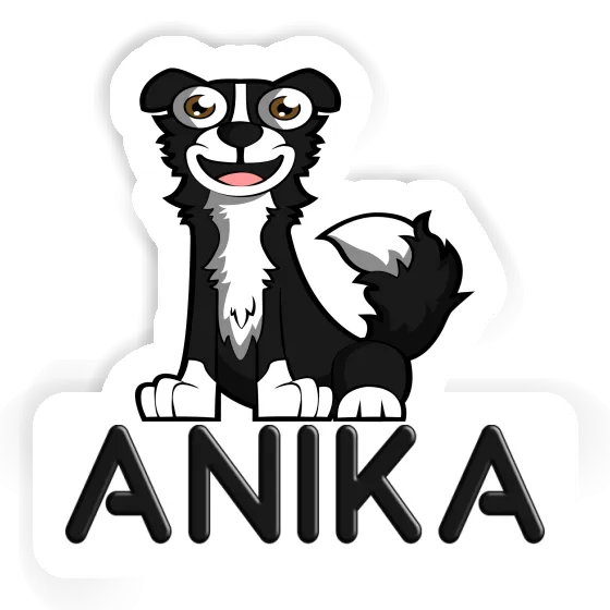 Anika Sticker Collie Notebook Image