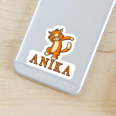 Sticker Anika Dabbing Cat Image