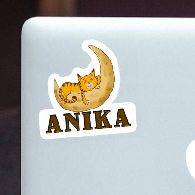 Autocollant Anika Chat Laptop Image