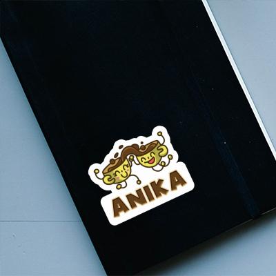 Anika Sticker Coffee Image