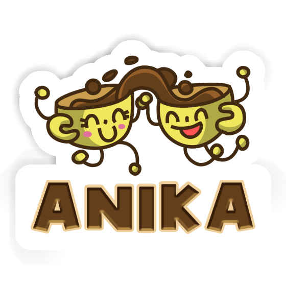 Kaffee Sticker Anika Notebook Image