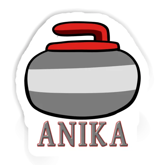 Curling Stone Sticker Anika Gift package Image