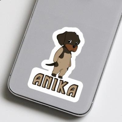 Deutsch Drahthaar Aufkleber Anika Laptop Image