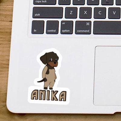 Sticker Anika German Wirehaired Notebook Image