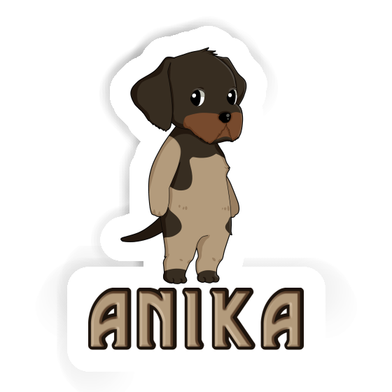 Sticker Anika German Wirehaired Notebook Image