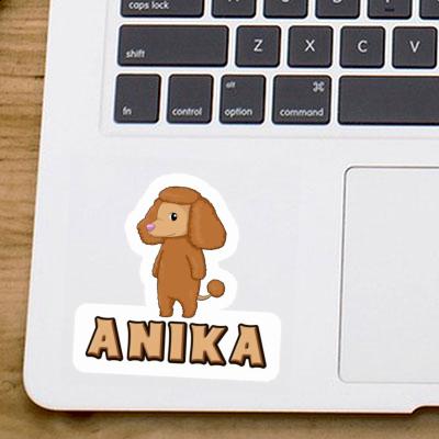 Anika Sticker Poodle Laptop Image