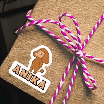 Anika Sticker Poodle Notebook Image