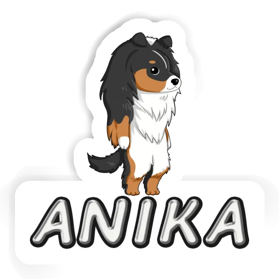 Sticker Shetland Sheepdog Anika Gift package Image