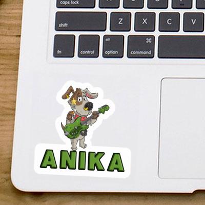 Guitarist Sticker Anika Notebook Image