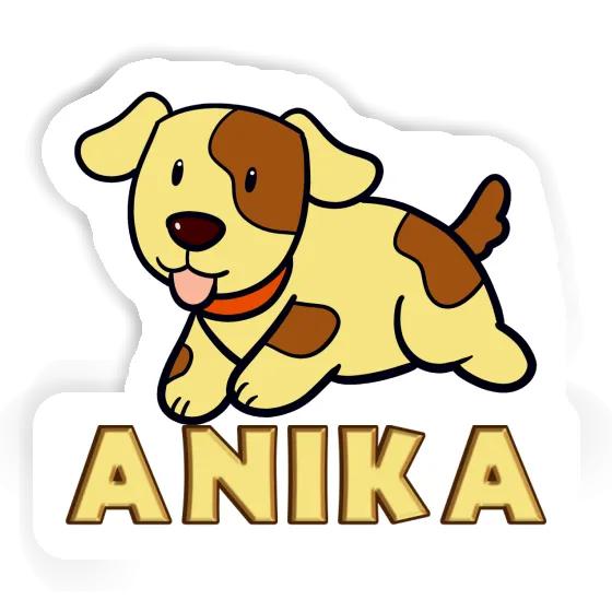 Autocollant Chien Anika Gift package Image