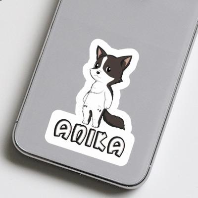 Collie border Autocollant Anika Notebook Image