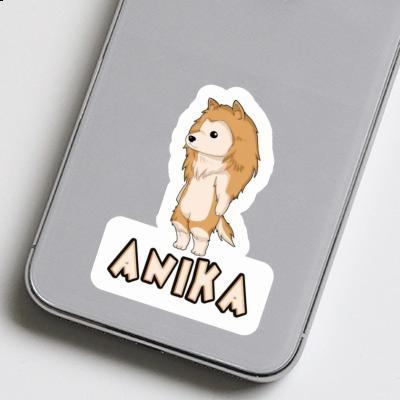 Anika Sticker Collie Notebook Image