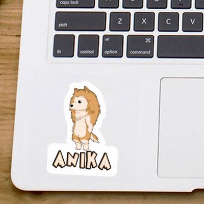 Anika Sticker Collie Laptop Image