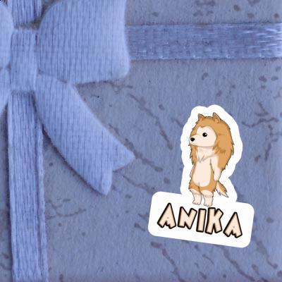 Anika Sticker Collie Notebook Image